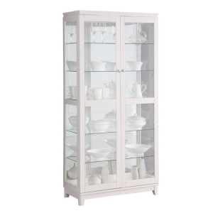 CARLTON DISPLAY CABINET MATT WHITE