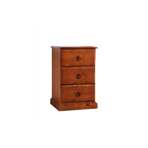 DAWSON 3 DRAWER BEDSIDE TABLE