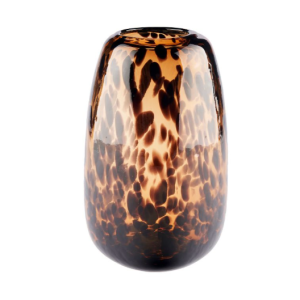 LH 22CM VASE ELIO TORTISE SHELL