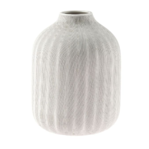 LH 17CM VASE HALEY CHALK