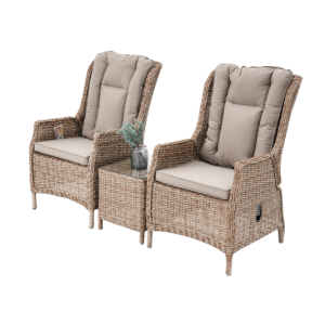 HAWAII 3 PIECE SETTING MARINA TAUPE CUSHION