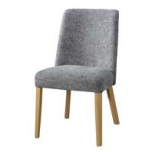 MAYA DINING CHAIR NATURAL LEG MORN 604 STEEL