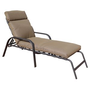 OPUS CUSHION LOUNGER SAND CHARCOAL CAPPUCCINO