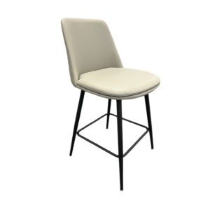 OSLO SWIVEL BAR STOOL GREY PU