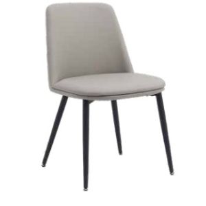 OSLO DINING CHAIR GREY PU